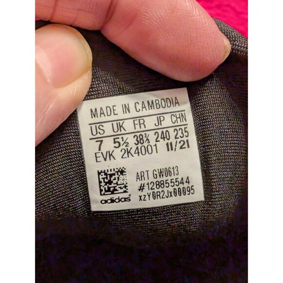 adidas Ozelia GW0613 Women’s 7 Black Gray Chunky Retro Running Shoes Sneakers - Picture 7 of 11